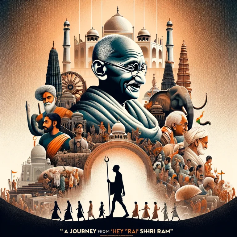 A journey from “Hey Ram” to “Jai Shri Ram”